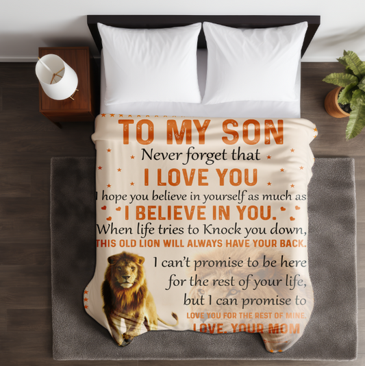 To My Son | I Believe In You | FLM Arctic Fleece Blanket 50x60